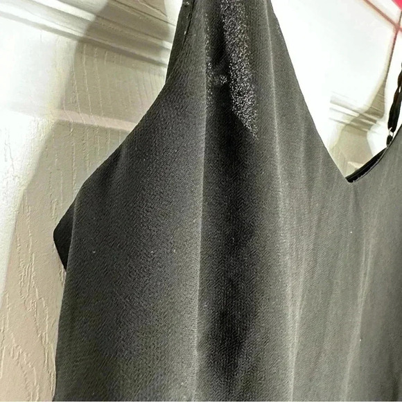 Le Chateau Tank Top Adjustable Spaghetti Straps Black Size Extra Small - Picture 4 of 16